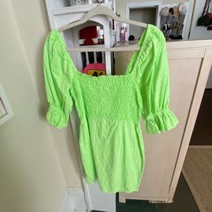 Green ASOS dress